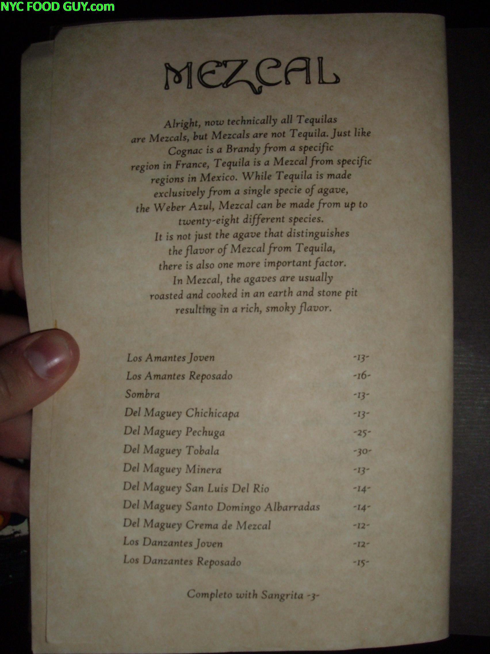 Cilantro Nyc Drink Menu