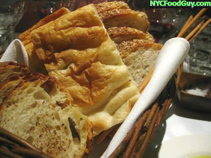 Maialino Bread Basket - NYCFoodGuy.com