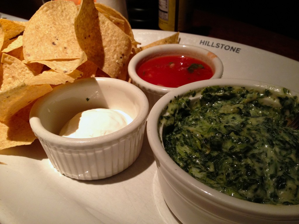 Hillstone's spinach artichoke dip