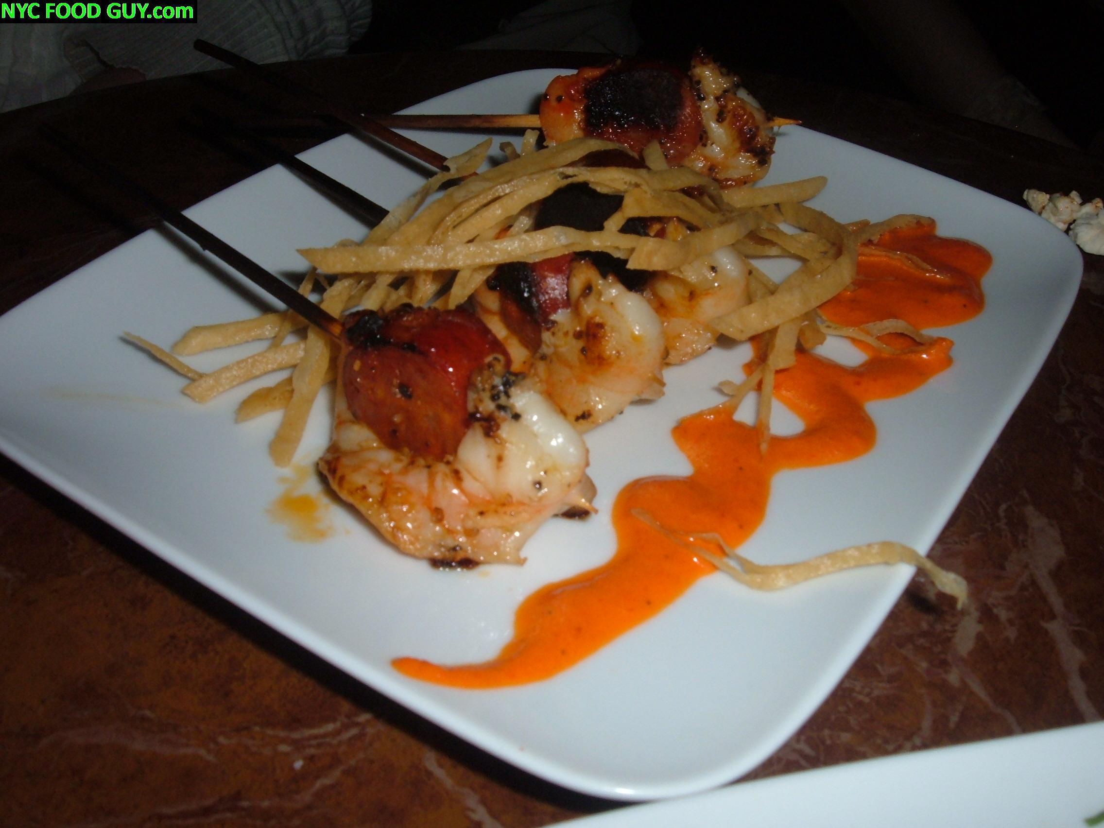 Shrimp & chorizo, a beautiful union.