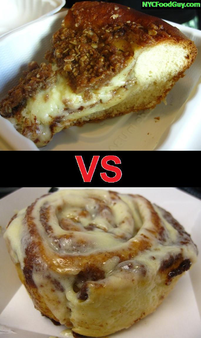 Nyc Dessert Debate Momofuku Milk Bar S Cinnamon Bun Pie Vs Cinnabon Nyc Food Guy