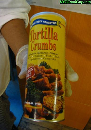 Tortilla Crumbs  - NYCFoodGuy.com